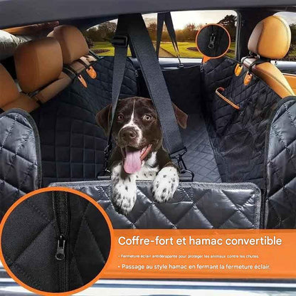 Protection de siège auto pour chien à fond souple