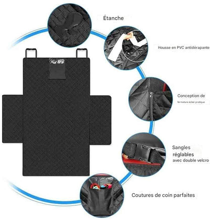 Housse de coffre voiture imperméable pour chien